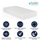 Flash Furniture Cloud Green Tea Cooling Gel 4-Layer Memory Foam 10-in. Twin Mattress in a Box, Washable Cover CL-MFB4L-10-T-GG - alternate 2